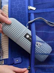 Travel Toothbrush Set With Portable Storage Case, Rinse Cup And Toothpaste Holder - Alcohol-Free, Compact Design For Oral Care On The Go