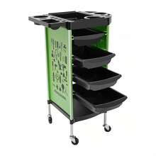 YUNRUX Storage Island & Carts - Green - View 8