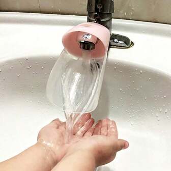 1pc [Baby Hand Washing Helper] Cartoon Faucet Extender For Kids, Sink Tap Extender For Hand-Washing