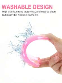 符合人体工程学的硅胶鼠标腕托 - 透明可爱的熊鼠标腕托，舒适且支持打字和游戏