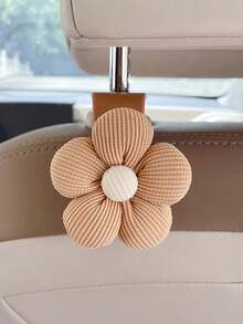 1pc/2pcs Car Hook Multifunctional Cute Small Flower Backrest Front And Rear Hooks Car Storage Can Hide Hooks - one-size - View 18