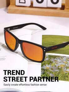 KAPVOE KAPVEO Polarized Cycling Glasses, Fishing Glasses, Mountain Bike Glasses, Unisex Outdoor Sports, Camping, Hiking, Running, Fashion Travel Accessories, Golf, Baseball Equipment, 1 Lens, No Accessories Included - Multicolor - View 3