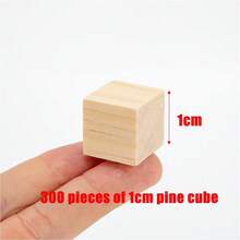 Local Delivery--Wood Blocks For Crafts, Unfinished Wood Cubes, 2 Inch Natural Wooden Blocks, Pack Of 8 Wood Square Blocks, Wooden Cubes For Arts And Crafts And DIY Projects - Pack of 300 - View 2