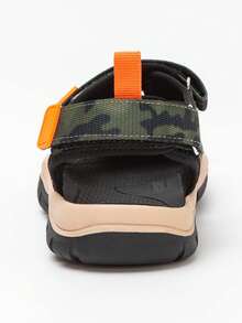 mini bala 男童水凉鞋 - 防滑柔软夏季鞋，2025年新品 - 黑綠色調 - 查看 6