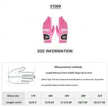 1 Pair PGM ST009 Golf Gloves Ladies Microfiber Soft Breathable Sports Gloves For Both Hands - ST009-pink - View 4