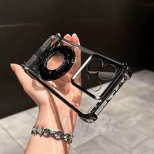 Funda de teléfono transparente, a prueba de agua y golpes, resistente a los arañazos, con soporte magnético en las 4 esquinas anti-caída para Poco X7 Pro/X6Pro/X5/X4 GT/X3Pro/F7Pro/F7Ultra/F6Pro/F5 Pro/F4/F3/M6 Pro/C61/C65/C75