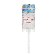 Novo lançador de confete para festa de fim de ano, decoração de festa de aniversário de casamento, confetes de papel coloridos