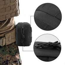 2 包迷你战术 Molle 紧凑型弹药袋 - 通用管理袋、小型管理 Molle 袋、EDC 工具实用多用途腰带袋 - 彩色 - 查看 7