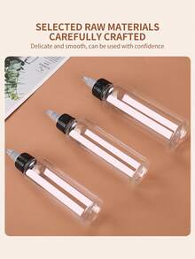 1件/2件/3件 10ml/20ml/30ml/50ml/60ml/100ml 精油可填充滴管瓶，挤压滴管瓶，透明尖头分配瓶 - 無色 - 查看 6