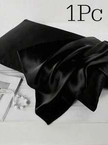 Available In Many Colors Solid Color Pillowcase, Imitation Silk Pillow Case For Hair And Skin, Luxurious And Silky Smooth, Ultra Soft And Breathable, Machine Washable, Soft Pillow Cover With Envelope Closure For Bedroom, Bedding Supplies Gift For Women Man, Luxury Bed Pillow Cover, Ultra Soft Hotel Pillow Protector, Good Gifts For Mum Dad Friend Andtravel Sleep, Wedding Gift, No Filler, Black, White, Gray, Khaki Home Decor Bedroom Decor Room Decor Aesthetic Room Decoration Stuff Living Room Decor Cushion Covers Cushion Pillow Cases - Multicolor - View 14