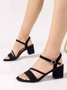 Women's Woven Sexy Peep Toe High Heel Sandals