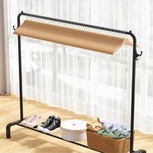 Perchero sencillo para el suelo del dormitorio, perchero grueso para el dormitorio, perchero plegable para ropa de interior - Negro - Ver 9