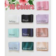 Custom Personalised Satin Ribbon, Gift Wrapping, Birthdays, Weddings, Anniversary, Customised Ribbon, Corporate Branding Ribbon, Custom Printed Flat Ribbon, Personalised Logo Polyester Ribbon, Wedding Birthday Satin Ribbon - Multicolor - View 7