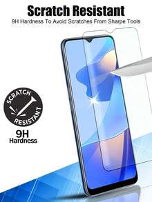 5 件透明钢化玻璃屏幕保护膜，清晰视野，防水，防刮，防碎，兼容 Galaxy A14 5G/A15/A23/A34/A35/A54/S23 FE/A55/S24 FE - 無色 - 查看 6