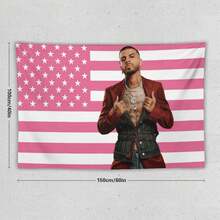 Rauw Decorative Alejandro Flag Decor Tapestry For Indoor Outdoor College Dorm Room Decoration - 80x60吋(203x152公分) - 查看 7