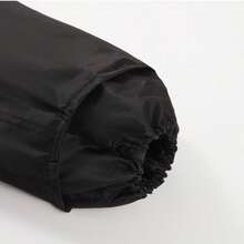 Traje de lluvia (capa y pantalones), traje de lluvia para adultos a prueba de tormentas, de diseño separado, para hombres y mujeres, ideal para ciclismo al aire libre y para viajar en moto - eléctrica. - Negro - Ver 4