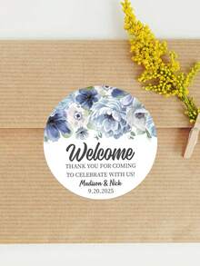 Custom Labels - Personalized Sticker Labels Roll For Party, Wedding, Engagement, Special Memory, Birthday, Packaging Logo,Wedding Stickers, Personalized Wedding, Favor Labels Thank You Stickers, Custom Labels, Personalised Wedding Stickers, Round Favor Sticker School Supplies,Back To School - Multicolor - View 24