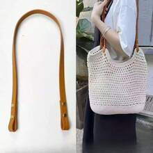 2pcs PU Leather Handbag Handles DIY Wallet & Purse Making Supplies Back To School Supplies - Multicolor - View 3