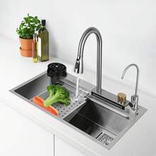 YUNRUX Kitchen Sinks - Silver - View 7