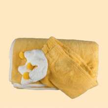 [ 2025 New Style ] Baby Robe Bath Towel Dual Purpose Detachable Crown Hooded Newborn Windproof Soft Bathrobe