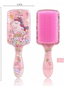 9pcs/Fashion Girl Square Transparent Cartoon Children's Comb, Smooth Comb, Home Hair Care Comb, Scalp Massage Comb, Bubble Ball Plastic Comb, Hair Care Tip Comb, Three Row Comb, Double Row Comb Styling, Brush, Eyebrow Pencil, Makeup Pot Hair Cover, Brush, Hair Clip - The Best Personalized Gift For Your Girl ,Hair Accessoires, Hair Accessories, Claw Clips