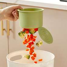 1 pièce Panier de drainage suspendu pour évier - Filtre d'évier de cuisine, panier de séparation des résidus alimentaires, panier-filtre à fruits, convient pour la filtration des résidus de cuisine et le stockage des légumes et des fruits
