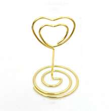 5/10/20Pcs Gold Table Number Card Holders Heart Shape Table Photo Holder Table Picture Stand Place Card Holder For Paper Menu Clips As Well As Collections Greenery Watercolor Place Cards For Wedding Or Party Seating Place Cards For Tables Scored For Easy Folding .Valentine's Day Party Supplies
