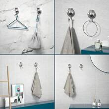 Suction Cup Hooks For Shower Heavy Duty Vacuum Shower Hooks For Inside Shower Super Suction For Kitchen Bathroom Restroom 1pc