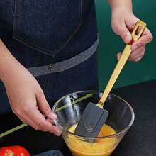 Local Delivery-Gold Cooking Utensils Set, Berglander Stainless Steel 13 Pieces Kitchen Utensils Set With Titanium Gold Plating, Kitchen Tools Set With Utensil Holder, Dishwasher Safe, Easy To Clean - M. Flexible Scraper - View 6