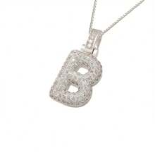 1pc Fashionable Gold A-Z 26 Bubble Letter Pendant Necklace, Suitable For Men & Women Daily Wear