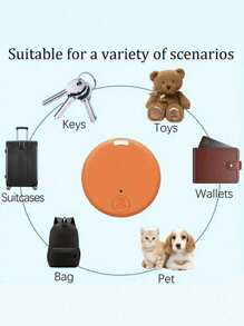1/5pcs GPS Tracker And Key Finder For IOS/Android, Portable Anti-Lost Tag For Luggage/Lost Items, Pets, Cats, Dogs, Wallets, Keys, Elderly