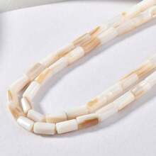 4x13mm Contas Naturais de Arco-íris Marrom - Contas Soltas Cilíndricas Longas, Adequadas para Fabricação de Joias, Projetos DIY e Acessórios, Perfeito para Criar Colares, Pulseiras e Brincos Únicos