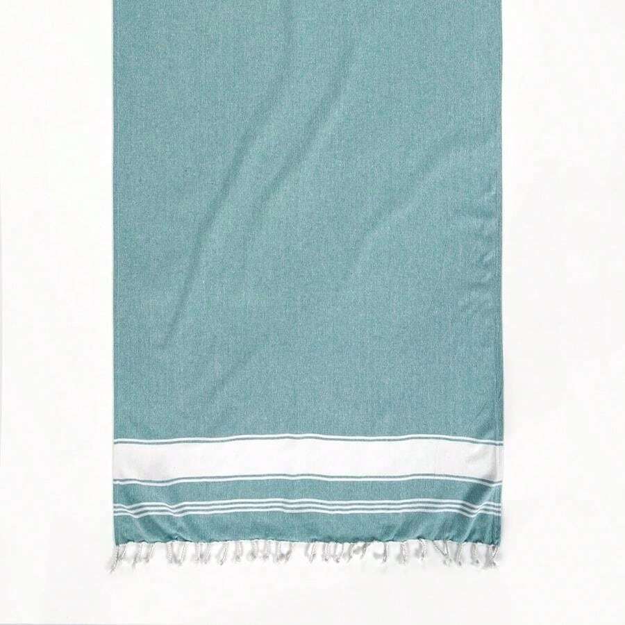 LANE LINEN Beach Towels 12 Pack, Bulk Beach Towels Oversized, Pool Towels For Adults, Pre-Washed, Sand Free Beach Towel, Fast Drying Beach Towel, 39"X71" - Beach Party - Hunter Green - View 1