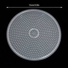 5mm Perler Bead Fuse Beads Board, Large Square Pegboard And Small Square Pegboards, Fuse Beads Nail Board Kit, Ironing Beads Board, Plastic Fuse Beads Transparent Nail Board Kit, DIY Template, Jewelry Making, Crafts Accessories