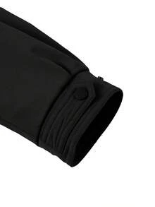 Risissida Women's Autumn/Winter Detachable Fur Collar Thickened Down Jacket, Zipper/Button Closure, With Pockets - Black - View 10