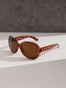 1 PC Women's Oval Frame Surround Diamond Inlaid Black Fashion Glasses For Everyday Life Clothing Accessories And Beach Vacations For Summer Beach Vacation,Outdoor,Travel - 彩色 - 查看 9