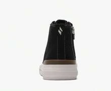 Skechers Zapatillas de caña alta de lona clásicas para mujer, calzado casual para la calle