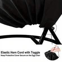 1pc Home Chair Cover Dustproof Hanging Chair Cover Waterproof Protective Cover Hanging Outdoor Swing Chair Hanging Chair Cover With Zipper Oxford Cloth Balcony Garden Lawn Chair Protective Cover Furniture Accessories 115x190cm Chair Cover Dustproof Hanging Chair Cover Waterproof Protective Cover