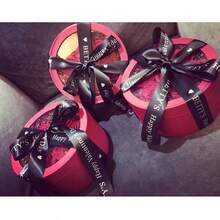 Custom Personalised Satin Ribbon, Gift Wrapping, Birthdays, Weddings, Anniversary, Customised Ribbon, Corporate Branding Ribbon, Custom Printed Flat Ribbon, Personalised Logo Polyester Ribbon, Wedding Birthday Satin Ribbon - Multicolor - View 5