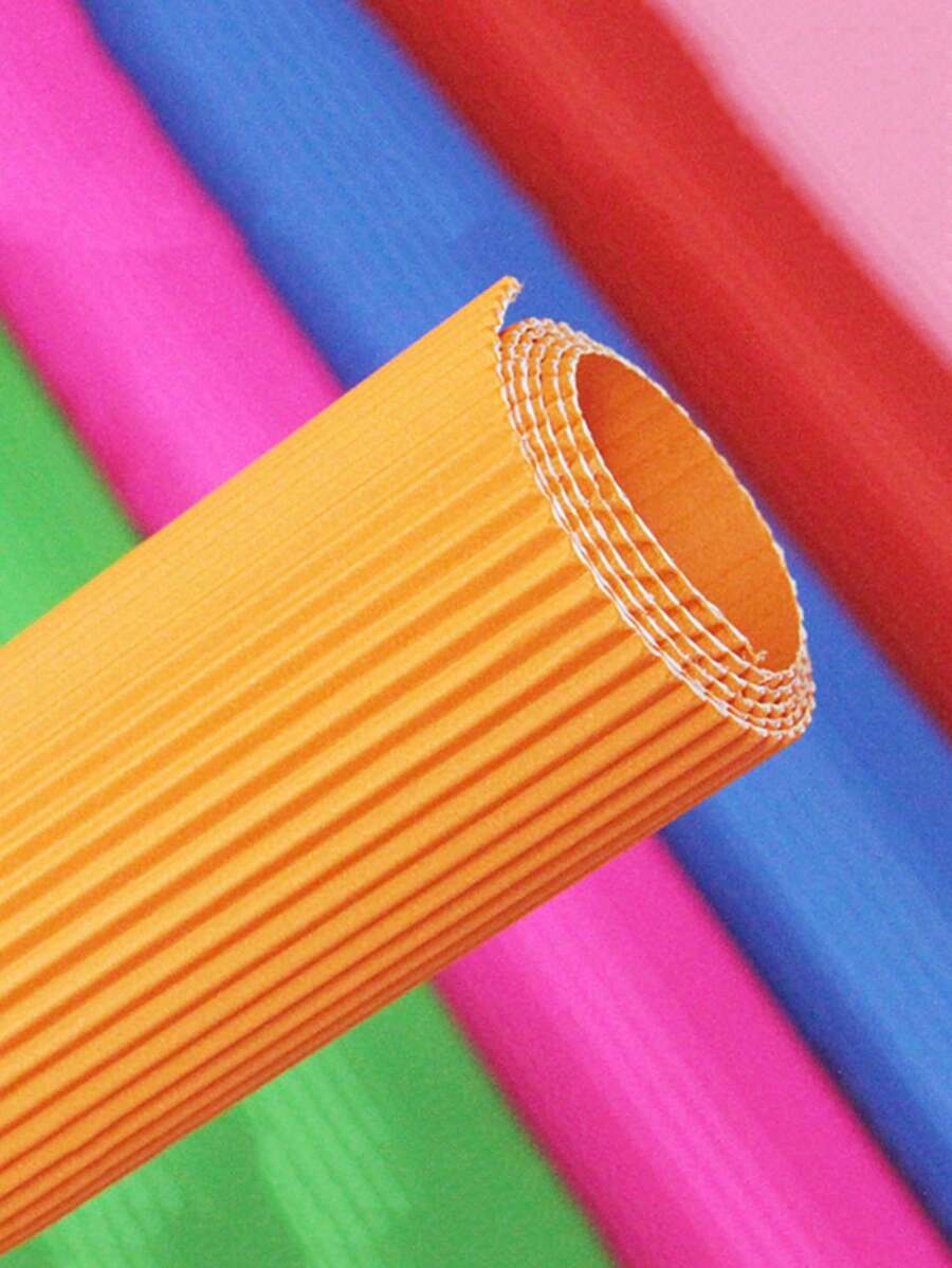 10 张鲜艳的瓦楞纸板，适用于工艺品和艺术项目 - 多种颜色，非常适合 DIY 标志和 3D 创作，手工制作的标志，随机混合颜色，返校季学校用品，返校