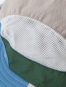 mini bala Kids' Summer Sun Hat – Breathable Mesh Cap With Adjustable Strap, Outdoor Baby Hat - Ice Blue - View 5