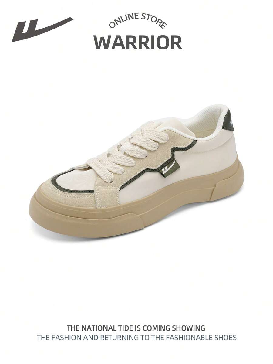 WARRIOR 1 par de zapatos casuales de moda para parejas, nuevos tenis de lona retro versátiles, resistentes y transpirables - Verde - Ver 1