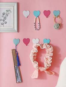 3/1/6/8 pièces Crochet mural décoratif design papillon, convient pour la décoration de la chambre des filles, style minimaliste, crochet de salle de bain design papillon mignon, style minimaliste mignon pour la rentrée scolaire - Multicolore - Voir 10