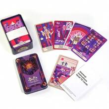 Mazo de cartas cartománticas apocalípticas andróginas | Mazo de arquetipos vampíricos posfeministas con compendio blindado para estrategias de la Alianza del Ocaso de la Noche