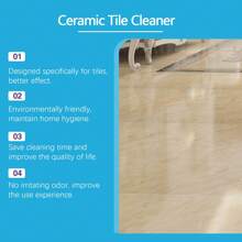 Jue-Fish 1/2/3pcs (100ml/Pcs) Tile Cleaner, Powerful Stain Remover For Bathroom Tile, Floor, Marble, Brightening