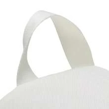 Adidas Mochila mini para mujer W, bolsa deportiva, mochila escolar para estudiantes, mochila de viaje informal - Blanco - Ver 3