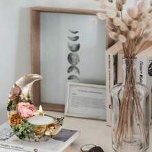 Candle Holder Silicone Resin Mold, 3D Moon Resin Mold, Moon-Shaped Tea Light Holder Silicone Mold, Cute Cement Concrete Mold, Epoxy Resin Casting Mold For Craft Making Decor