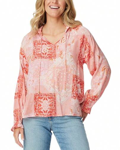 Roller Rabbit Maisie Patchwork Jay Top