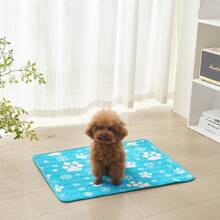 وسادة تبريد قابلة للغسل للكلاب من الحرير المنقط ، وسادة تبريد ذاتية للحيوانات الأليفة ، بطانية وسادة تبريد الكلاب للاستخدام الداخلي والخارجي و مقاعد السيارة