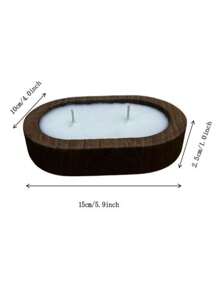 1 Stück holzbootförmige Aromatherapie-Kerze, geeignet für Halloween, Geisterfest, Herbst, Feiertage, Weihnachten, Winter, Hochzeiten und Weihnachtsgeschenke, perfekt für Raumdekoration, Heimdekoration, Geburtstagsgeschenke, Urlaubsatmosphäre, besondere Holzschale Aromatherapie-Kerze für Familienzusammenkünfte, Hotels und gehobene Restaurants